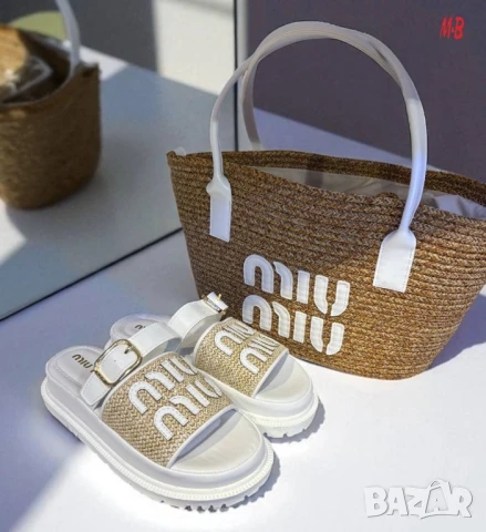 чехли Miu Miu , снимка 3 - Чехли - 51024607