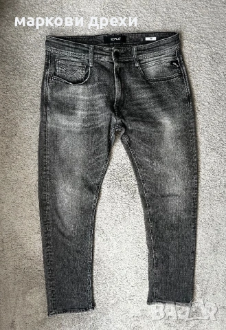 Replay Jeans slim fit - grey 32, снимка 3 - Дънки - 54101772