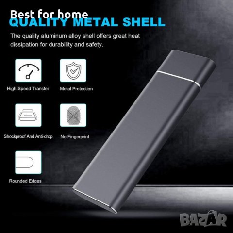 Външен диск 16TB USB 3.1 SSD TYPE-C  високоскоростен, снимка 3 - Твърди дискове - 40222822