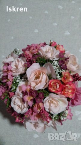 Продавам много хубав декоративен букет! Ново! , снимка 4 - Стайни растения - 35584323