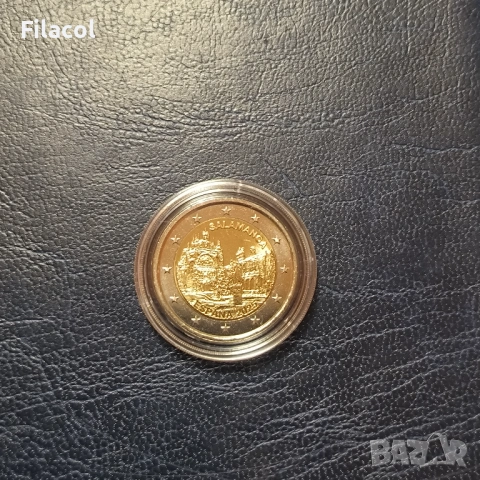 2 евро 2025 Испания Историческия център на Саламанка UNC