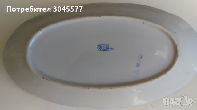 Порцеланова чиния, снимка 4 - Антикварни и старинни предмети - 34301620