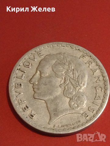 Две монети 5 франка 1947/50г. Република Франция редки за КОЛЕКЦИОНЕРИ 31827, снимка 9 - Нумизматика и бонистика - 44322905