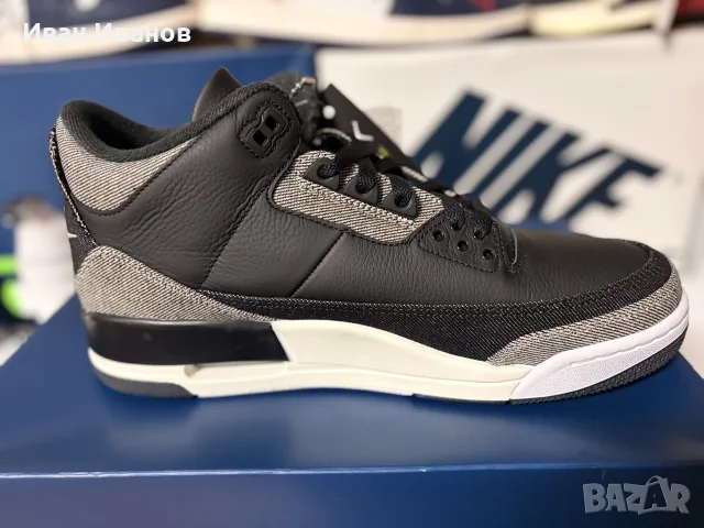  Продавам Air Jordan 3 Retro x Levi's Black Denim – Номер 44 (Чисто нови, снимка 6 - Маратонки - 55879652