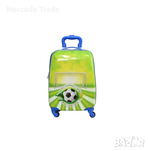 Детски куфар Mercado Trade, Поликарбон, Топка, Различни размери, снимка 5 - Куфари - 47701317