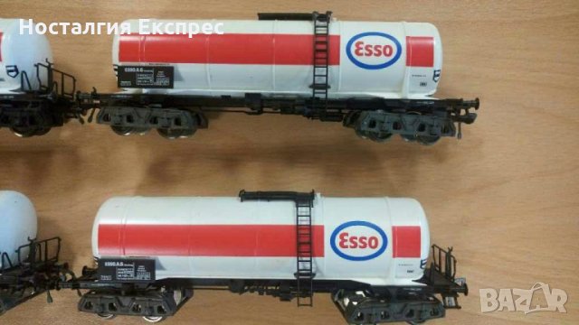 Fleischmann ESSO tank wagen Piko compatible / Флайшманн ЕСО цистерни вагони съвместими с Пико , снимка 4 - Други ценни предмети - 30831548