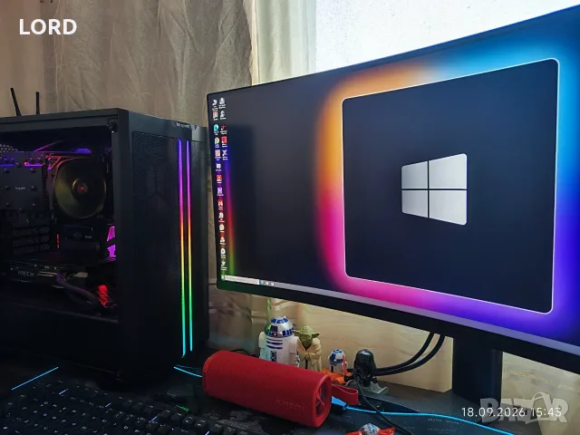 Геймърски i9 9900K, RX 6600 8GB, RAM 16GB DDR4 3600, SSD 512GB NVME, HDD 1TB, снимка 5 - Геймърски - 55252172