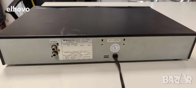 CD player Sanyo CP640, снимка 3 - Аудиосистеми - 48209370