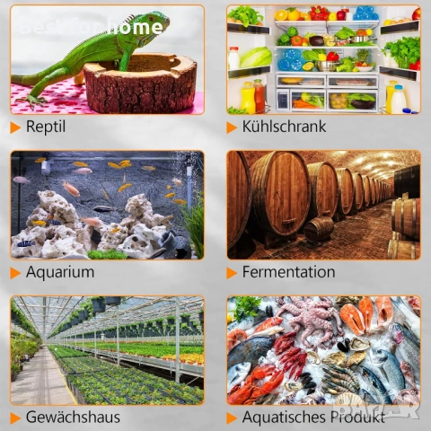 Термостатичен контакт Seamuing 16A 220V цифров температурен контролер със сонда, снимка 5 - Друга електроника - 54127485