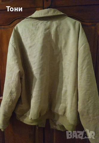 MADE IN ITALY Ново Мъжко Яке от Натурален Велур XL, снимка 5 - Якета - 52518130