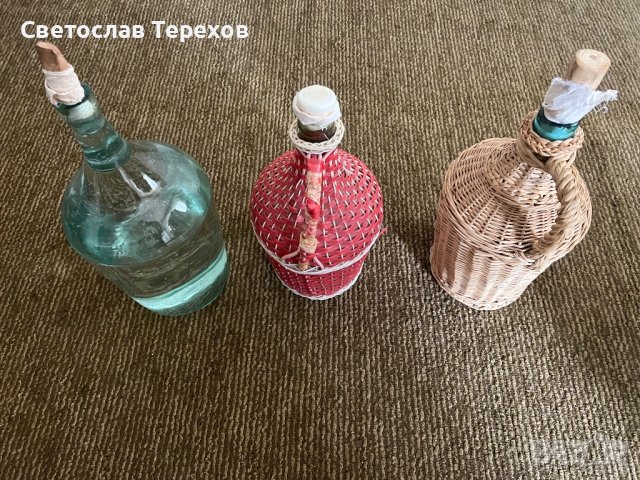 Продавам дамаджани за ракия, олио и др., снимка 3 - Буркани, бутилки и капачки - 34975951