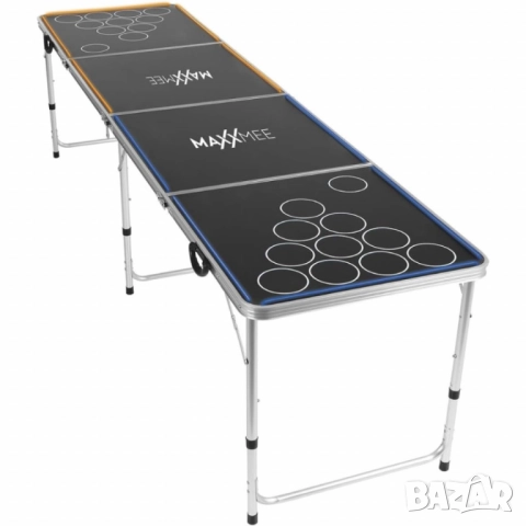 1бр/ MAXXMEE LED Beer Pong маса – парти маса с LED осветление, сгъваема и регулируема по височина, снимка 8 - Други стоки за дома - 52001751