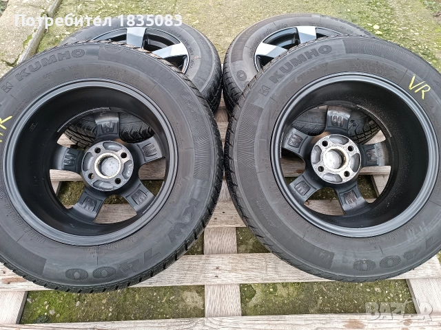 Лети джанти 14ки 4х100 Dezent + зимни гуми 185/70/14 Kumho, снимка 8 - Гуми и джанти - 52817009