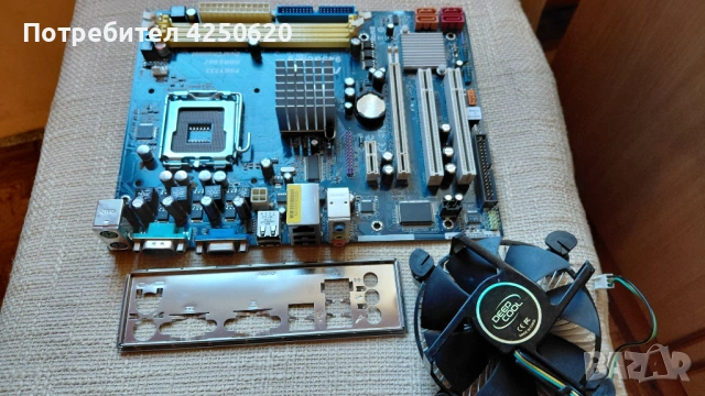 Дъннa платкa asrock 945gcm-s с процесор и 3 гб рам, снимка 2 - Дънни платки - 54321155
