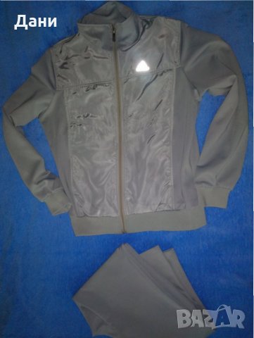 Дамски спортен екип в цвят  сиво adidas