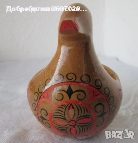 Патки: Патка, гъска, птиче, фигура, дърворезба, кукла, пате и куче играчка с колелца, снимка 9 - Статуетки - 29299517