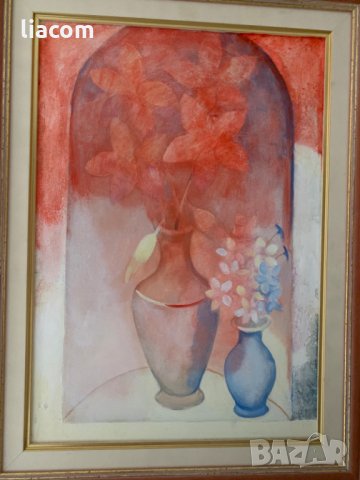 ВЛАДИМИР ПЕНЕВ акрил/платно натюрморт, снимка 3 - Картини - 33951046