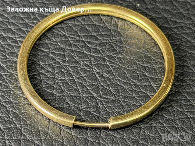 Златни обеци Халки нови 14 карата 585 zlatni obeci halki gold, снимка 5 - Бижутерийни комплекти - 55944522