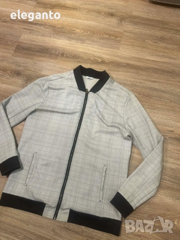 Мъжко casual яке Calvin Klein plaid bomber Jacket , XL размер , снимка 2 - Якета - 54345328