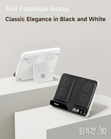 Нова Станция/стойка за безжично зареждане 2 телефона iPhone Samsung Pixel, снимка 5 - Селфи стикове, аксесоари - 53374168