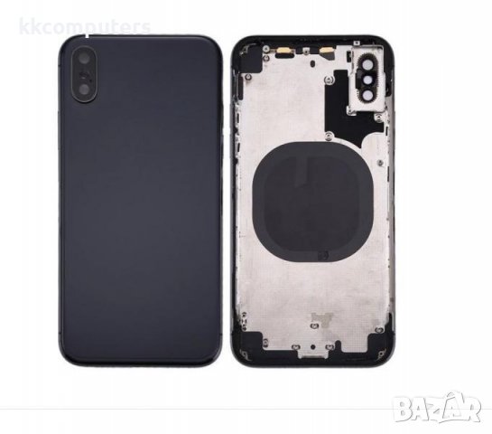 Капак батерия Оригинален Оборудван за iPhone X 5.8 / Черен / КЛАС B Баркод : 483241, снимка 1 - Резервни части за телефони - 39842102