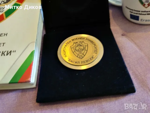 ВНВУ училище Васил Левски Нац.Военен.унив.канче тефтер -плакет и бадж нови, снимка 2 - Колекции - 50414398