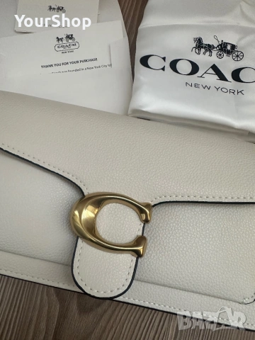 Чанта Coach Tabby 26 CH857 Екрю , снимка 4 - Чанти - 54061391