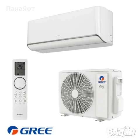 Инверторен климатик Gree Airy GWH09AVCXB-K6DNA1B-9 000 BTU, Клас А+++