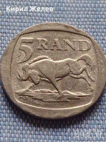 Монета 5 Ранд 1995г. Южна Африка рядка за КОЛЕКЦИЯ 41209