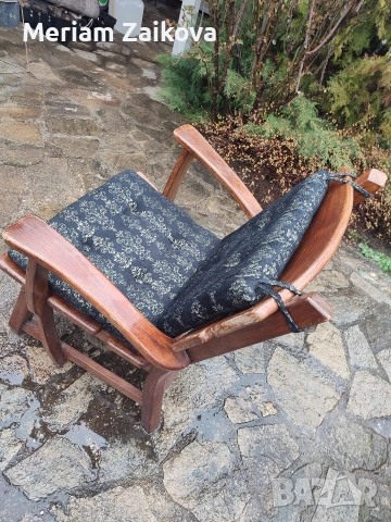 фотьойл от масивен дъб , снимка 2 - Антикварни и старинни предмети - 54015255