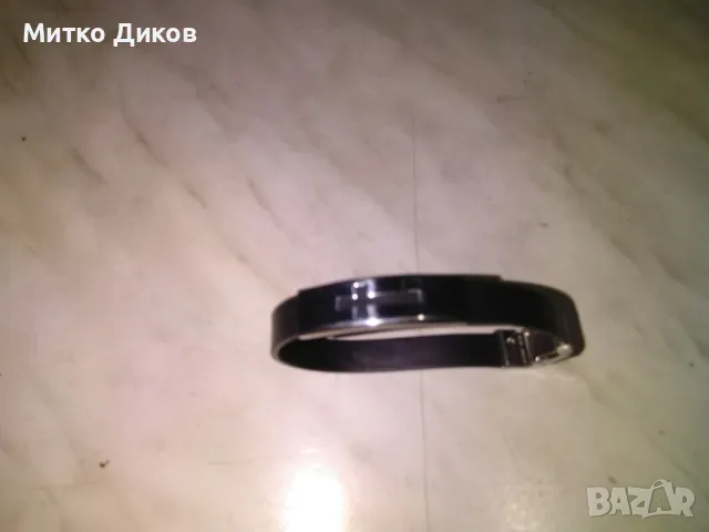 Верижка гривна нова кръст кожа  и метал станлес стийл стомана, снимка 2 - Гривни - 48299425