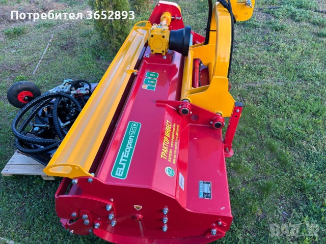 Мулчер - Шредер - INO ELIT OPEN 190 - Чисто нов - Прикачен инвентар за Трактор, снимка 5 - Селскостопанска техника - 54199670