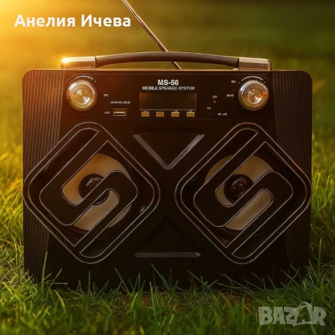 Мобилна колонка MS-56 Mobile Speaker System, снимка 4 - Тонколони - 51430524