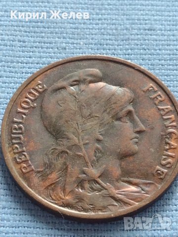 Рядка монета 10 сантима 1900г. Франция Трета република за КОЛЕКЦИОНЕРИ 30416, снимка 5 - Нумизматика и бонистика - 42683214