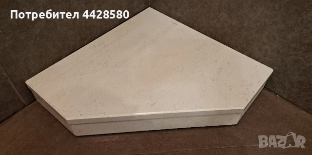 Ъглови рафтове от мраморизиран варовик , снимка 3 - Етажерки - 50544795