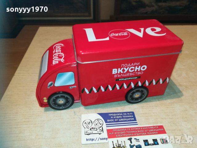coca cola-камион-22х12х9см