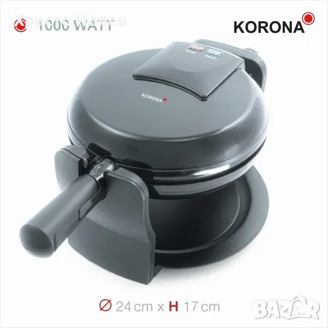 Въртящ се гофретник за белгийски гофрети 1000W, снимка 4 - Гофретници - 56030483