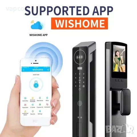 Мултифунционална смарт брава с лицево разпознаване, снимка 2 - Други стоки за дома - 49008981