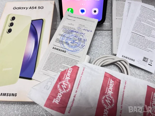 *ПЕРФЕКТЕН* Samsung Galaxy A54 5G 256GB 8GB RAM Dual, снимка 14 - Samsung - 56160859