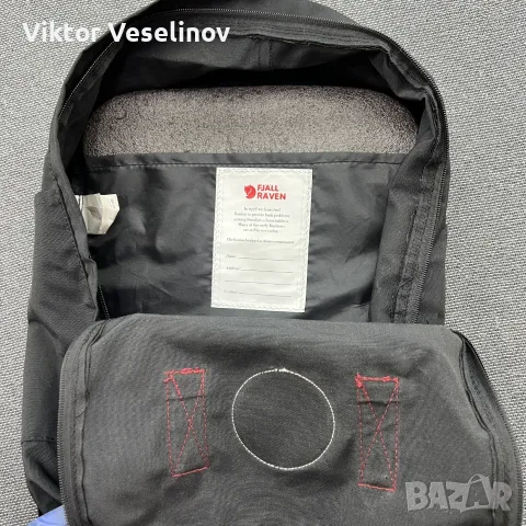 Оригинална Раница Fjallraven Kanken Черна, снимка 4 - Раници - 56184913