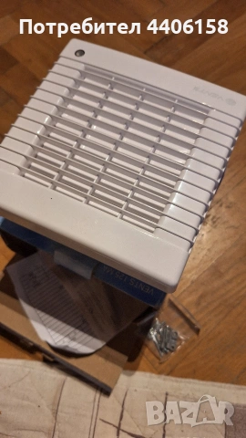 нов вентилатор за душ кабина