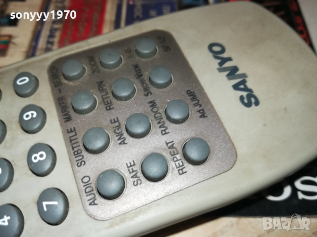 SANYO DVD/VCR COMBO REMOTE-ВНОС SWISS 2811251935, снимка 13 - Дистанционни - 52577725