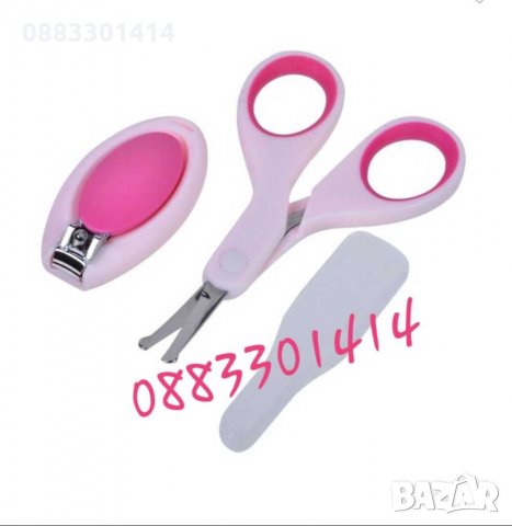 Бебешки комплект за нокти Син или Розов , снимка 2 - Други - 31340509