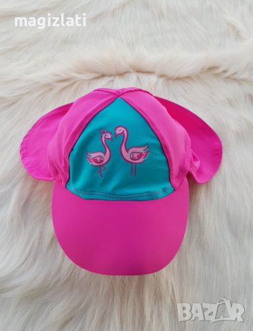 Плажна шапка със защита на вратлето 1-2 години, снимка 14 - Бебешки шапки - 40373735