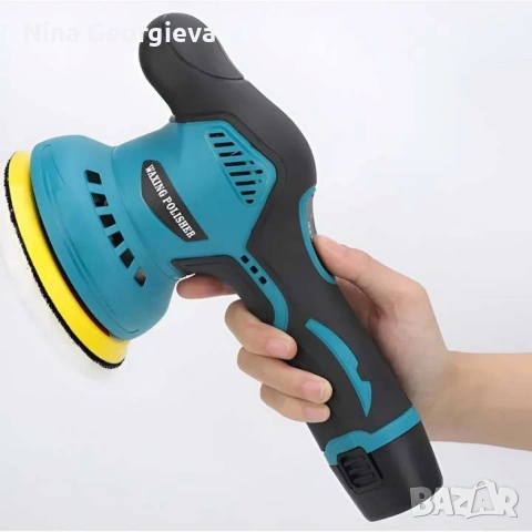 Автоматична полираща машина, 2 12V акумулатора, безжична, преносима, 2500-5000 об./мин., 8 скорости, снимка 3 - Полирмашини - 54090445