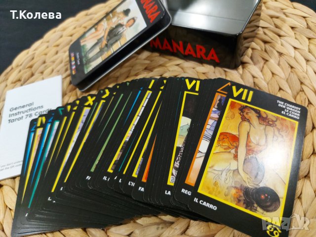 Карти Таро Manara, снимка 2 - Езотерика - 42564250