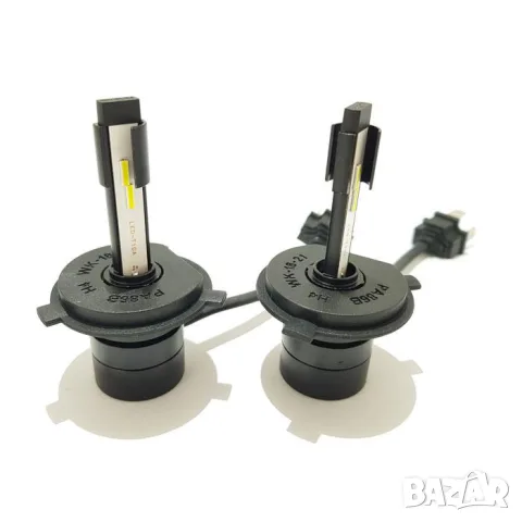LED крушки 3500 H4 50W 5500K комплект 2 броя, снимка 2 - Аксесоари и консумативи - 55864696