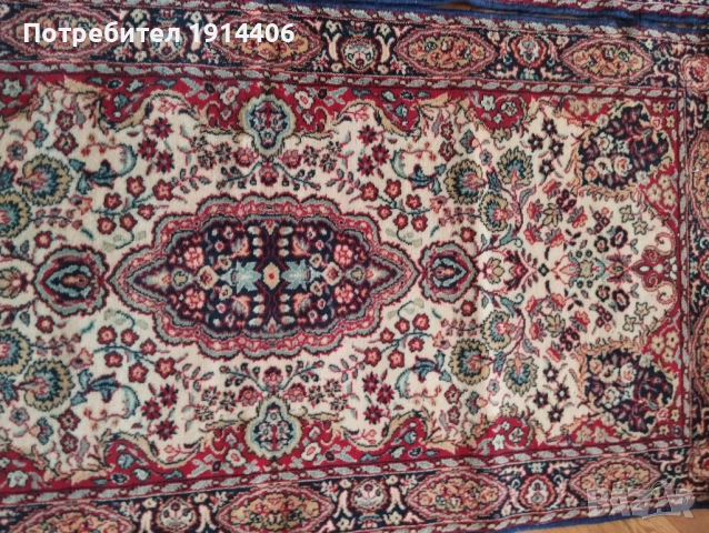 Пътеки персийски, нови , но за обкантване 1 бр. – 0,90 м./2,20м. 2 бр. - 0,75 м/1,45 м , снимка 2 - Килими - 51870810