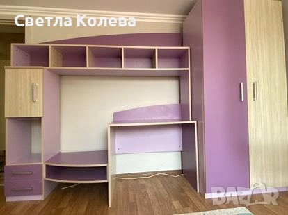 Секция, бюро, гардероб , снимка 8 - Секции и витрини - 51780422