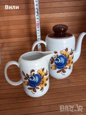 Чайник и каничка от баварски порцелан